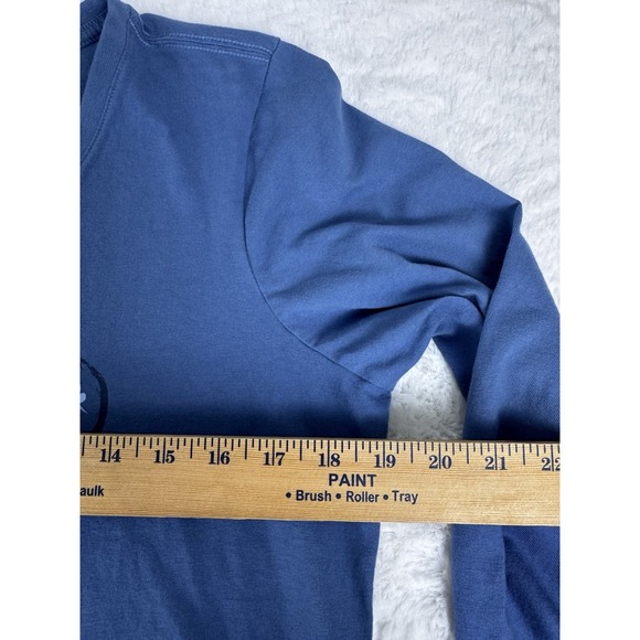 Life is Good Blue Long Sleeve T-Shirt Snowflake Grateful Crusher Tee Size Medium - Picture 6 of 10